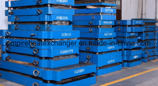 제지 및 펄프 산업용 넓은 간격/자유 흐름 판형 열교환기